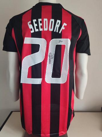 Clarence Seedorf gesigneerd AC Milan shirt met Beckett coa  beschikbaar voor biedingen