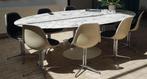 Vitra Eames 6 stoelen glasfiber/bruine skai/La Fonda, Ophalen