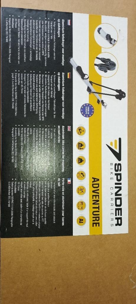 Spinder Adventure fietsendrager S11010 (2stuks beschikbaar), Caravanes & Camping, Caravanes & Camping Autre, Comme neuf, Enlèvement
