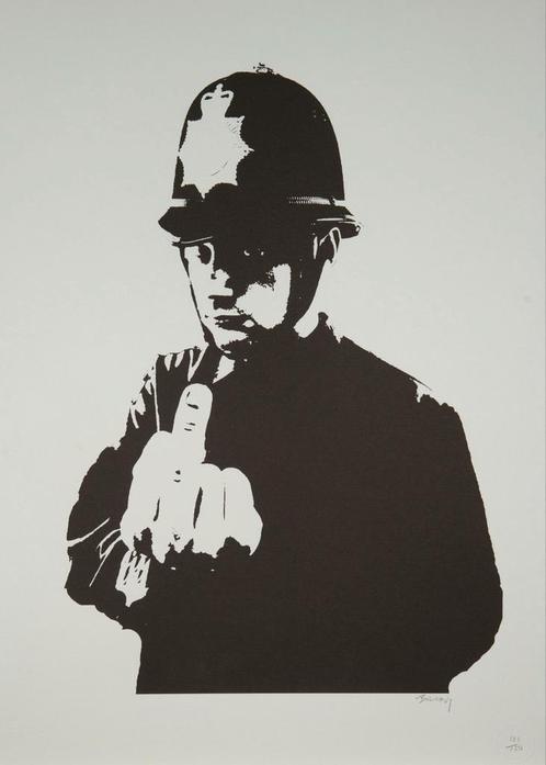 Banksy - Rude Copper, Antiek en Kunst, Kunst | Litho's en Zeefdrukken, Ophalen of Verzenden