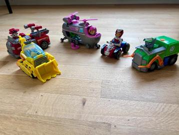 Paw Patrol voertuigen beschikbaar voor biedingen
