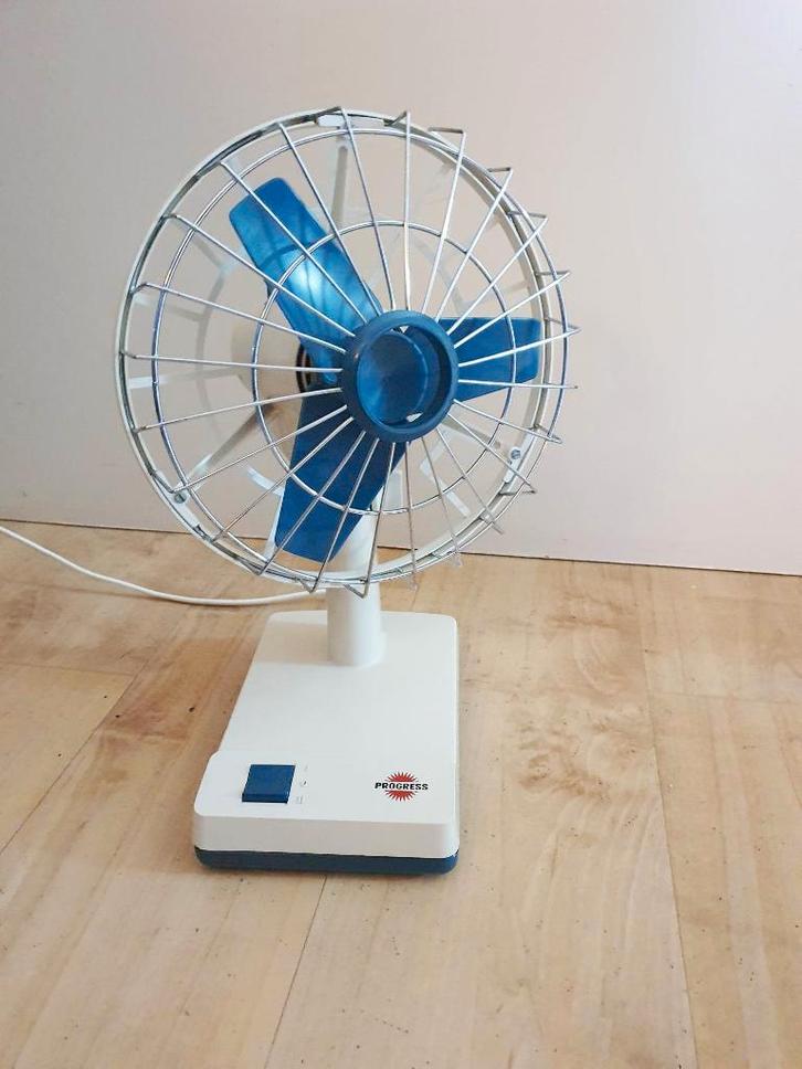 Vintage Progres ventilator,2 standen,werkt,jr'70,retro,izgst, Verzamelen, Retro, Huis en Inrichting, Ophalen of Verzenden