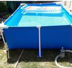 La piscine rectangulaire, Jardin & Terrasse, Comme neuf, Rectangulaire, 200 à 400 cm, Moins de 80 cm