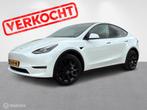Tesla Model Y Long Range Dual Motor, Auto's, Tesla, Zwart, Wit, Leder, Elektrisch