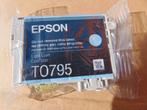 inktpatroon Epson T0795 licht cyaan, nieuw., Ophalen of Verzenden, Nieuw, Cartridge, Epson