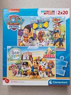 Puzzel paw patrol 2x20 stukken, Kinderen en Baby's, Ophalen of Verzenden, Zo goed als nieuw