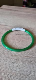 Usb led halsband groen, Dieren en Toebehoren, Ophalen of Verzenden, Verlicht, Gebruikt