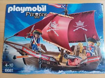 Chaloupe des soldats Playmobil Pirates 6681 Complet disponible aux enchères