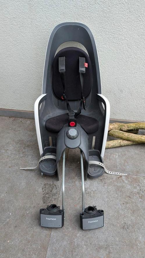 Hamax Caress met extra framehouder, Fietsen en Brommers, Fietsaccessoires | Fietsstoeltjes, Gebruikt, Ophalen
