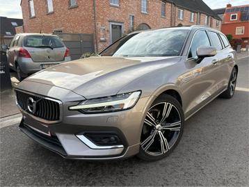 VOLVO V60 2.0 GEARTRONIC INSCRIPTION FULL OPTIE, Autos, Cuir, Argent ou Gris, Achat, Euro 6