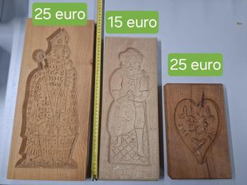 Oude houten speculaasvormen disponible aux enchères