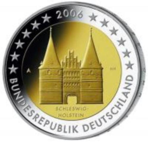 2 euro, €2 Duitsland 2006 letter F, Postzegels en Munten, Munten | Europa | Euromunten, Losse munt, 2 euro, Duitsland, Ophalen of Verzenden