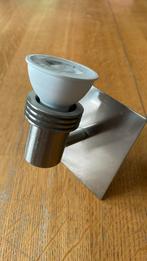 Opbouw spots GU 10 lampjes, Huis en Inrichting, Lampen | Spots, Ophalen, Metaal of Aluminium, Zo goed als nieuw, Led