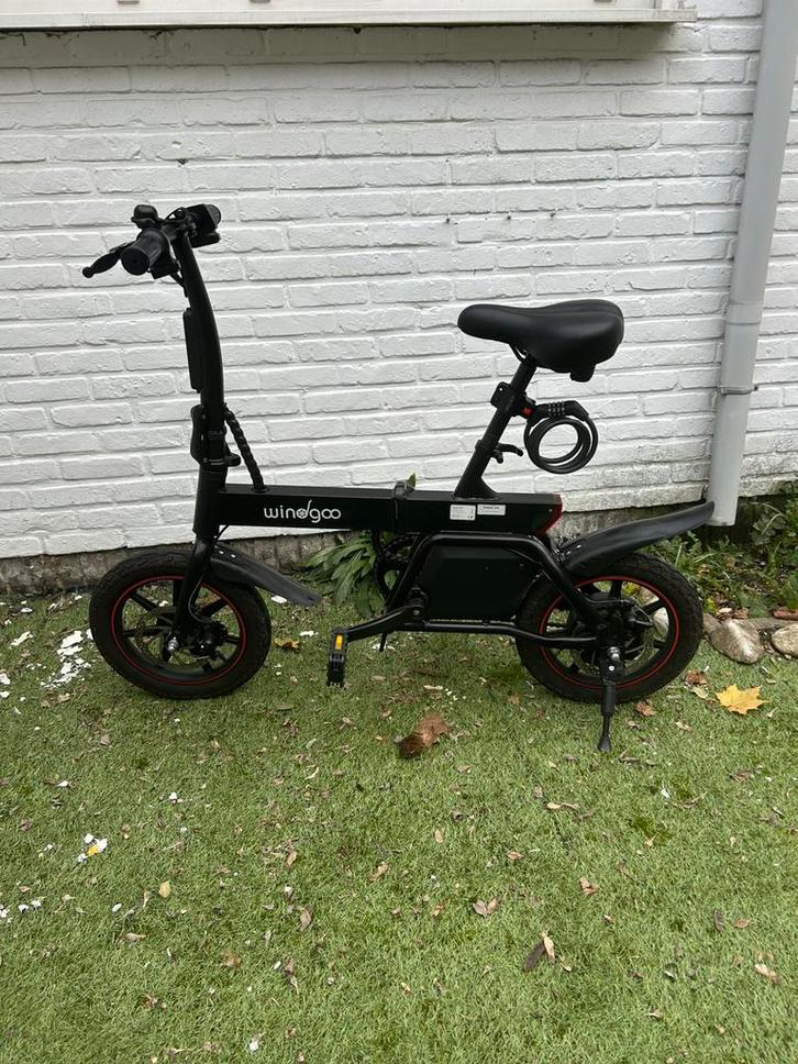 Windgoo elektrische opvouwbare fiets, Fietsen en Brommers, Elektrische fietsen, Zo goed als nieuw, Minder dan 30 km per accu, Ophalen