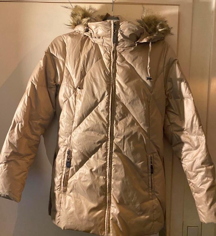 🔥 Mooie beige winterjas l’histoire de Louise - S, Kleding | Dames, Jassen | Winter, Zo goed als nieuw, Beige, Ophalen of Verzenden