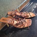 Sandalen met hak, Ophalen of Verzenden, Gedragen, Bruin