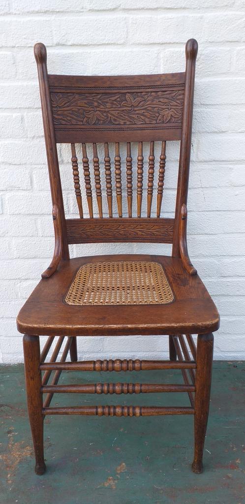 Unique chaise art nouveau américaine (1902-1904), Antiquités & Art, Antiquités | Meubles | Chaises & Canapés, Enlèvement ou Envoi