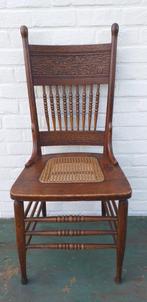 Unieke antieke Amerikaanse art nouveau stoel (1902-1904), Ophalen of Verzenden