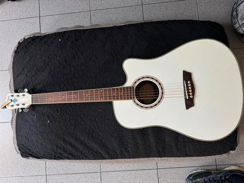 Washburn WD10SCEWH, Muziek en Instrumenten, Snaarinstrumenten | Gitaren | Akoestisch, Zo goed als nieuw, Ophalen of Verzenden