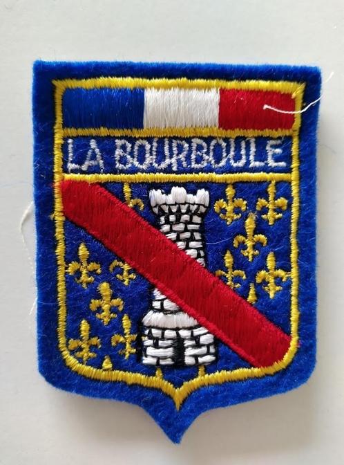 Vintage Ecusson / Patch - La Bourboule - Frankrijk, Verzamelen, Speldjes, Pins en Buttons, Zo goed als nieuw, Button, Stad of Land
