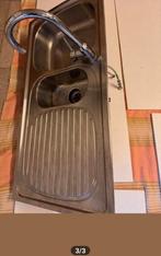 Évier  duble  plus robine 50€