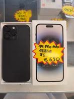 iPhone 14 Pro Max 128gb Garantie, Ophalen of Verzenden, Zo goed als nieuw, Zwart, IPhone 14