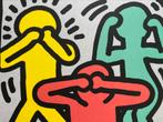 Prachtige Lithografie + certificaat • Keith Haring # /150, Ophalen of Verzenden