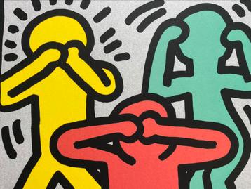 Prachtige Lithografie + certificaat • Keith Haring # /150 beschikbaar voor biedingen
