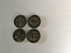 4 euromunten unc, Ophalen of Verzenden, België, 2 euro, Losse munt