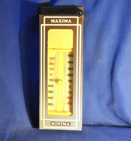 double thermomètre maxima minima, Maison & Meubles, Accessoires pour la Maison | Autre, Comme neuf, Enlèvement ou Envoi