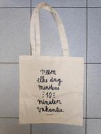 Nieuwe boodshaptas/ shopper /tasje 100%  'Neem elke dag, Handtassen en Accessoires, Tassen | Damestassen, Nieuw, Shopper, Ophalen of Verzenden