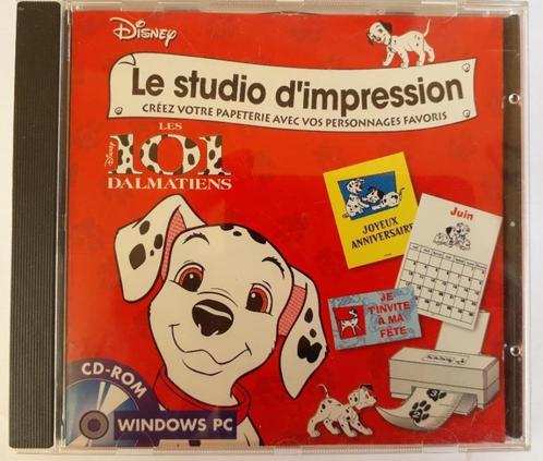 Mon atelier d'impression - les 101 dalmatiens, Verzamelen, Disney, Zo goed als nieuw, Overige figuren, Ophalen of Verzenden