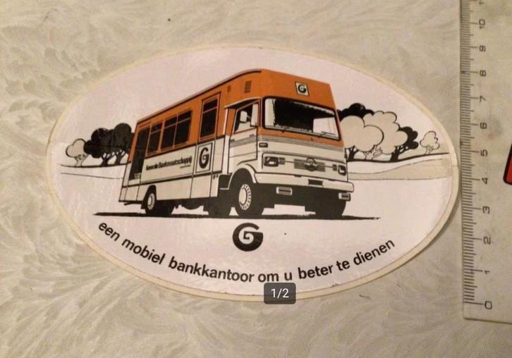 Autocollant bancaire Generali 1980, Collections, Autocollants, Enlèvement ou Envoi