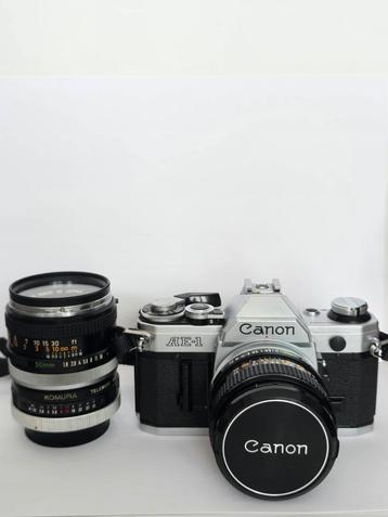 Canon AE-1 met 50mm en 28mm beschikbaar voor biedingen