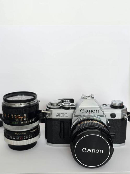 Canon AE-1 met 50mm en 28mm, Audio, Tv en Foto, Fotocamera's Analoog, Zo goed als nieuw, Canon, Ophalen of Verzenden