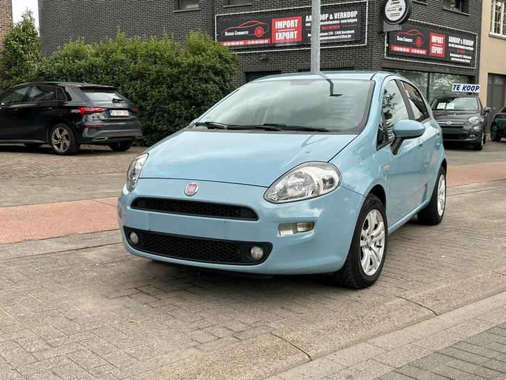 VERKOCHT Fiat Punto 1.2 benzine 88.000km 2014 Airco GARANTIE, Auto's, Fiat, Bedrijf, Te koop, Punto, ABS, Adaptieve lichten, Airbags