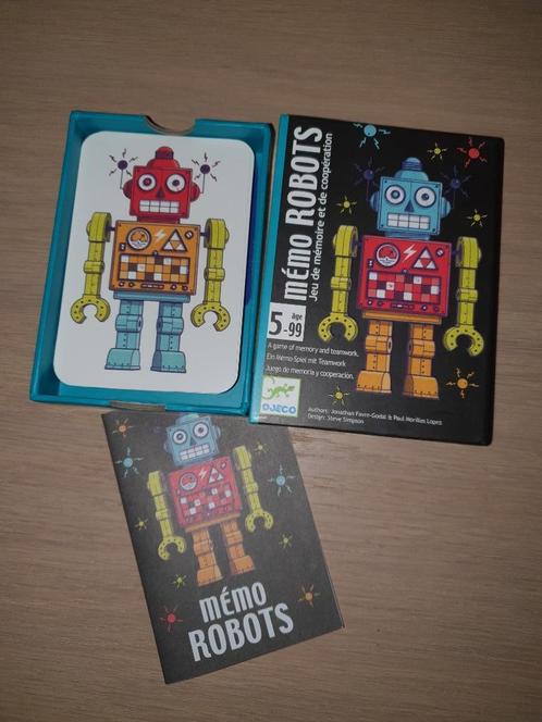 Djeco robot mémo, Kinderen en Baby's, Speelgoed | Educatief en Creatief, Zo goed als nieuw, Ophalen of Verzenden