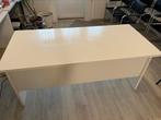 Grand bureau en bois blanc, Ophalen, Gebruikt, Bureau