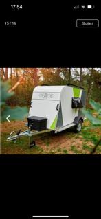 Mini caravan met daktent, Caravanes & Camping, Particulier, Auvent