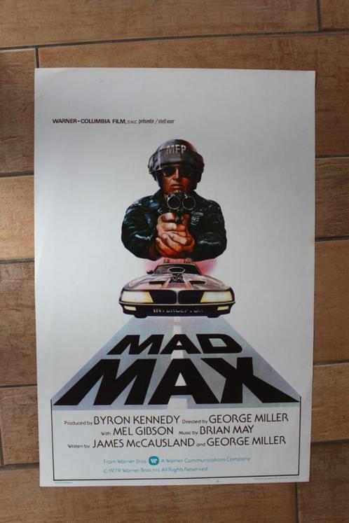 filmaffiche Mad Max Mel Gibson 1979 filmposter, Verzamelen, Posters, Zo goed als nieuw, Film en Tv, A1 t/m A3, Rechthoekig Staand
