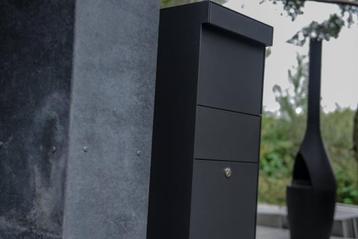 Vrijstaande brievenbus, Allux, Grundform, zwart beschikbaar voor biedingen