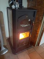 Houtkachel voor CV met oven, Huis en Inrichting, Kachels, Houtkachel, Ophalen of Verzenden, Zo goed als nieuw, Vrijstaand