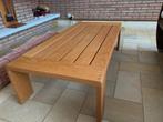 Salontafel - massief eik, Huis en Inrichting, Tafels | Salontafels, Ophalen, 100 tot 150 cm, Eikenhout, 50 tot 100 cm