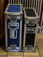 Blauwe flightcase / tunnelcase 5HE, Ophalen of Verzenden, Gebruikt, Overige instrumenten, Flightcase