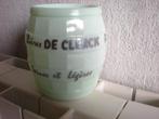 Bières De Clerck , een kleine pot voor gebruiksvoorwerpen, Verzamelen, Biermerken, Ophalen of Verzenden, Zo goed als nieuw, Overige typen