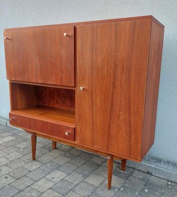 Vintage dressoir kast  - Deens - teak fineer  beschikbaar voor biedingen