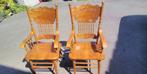 DEUX FAUTEUILS BOIS TOURNE, Maison & Meubles, Comme neuf, 50 à 75 cm, Bois, Enlèvement