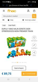 Lego duplo bewaardoos dierentrein + racebaan gratis, Ophalen of Verzenden, Zo goed als nieuw