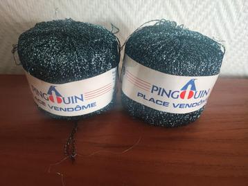 Pingouin place vendôme glinsterblauw €0,75 p/s €1 lot beschikbaar voor biedingen