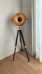 Vloerlamp fotografie,Covaleda EGLO E27 zwartgoud, Huis en Inrichting, Lampen | Vloerlampen, Ophalen, Nieuw, Metaal, 150 tot 200 cm